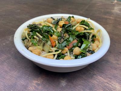 swiss-chard-tomato-pasta-with-garbanzo-beans