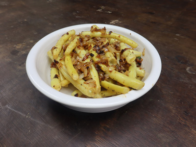 wax-beans-with-bacon-vinaigrette